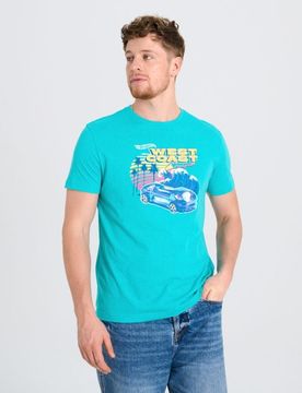 Maglietta Hot Wheels - acqua