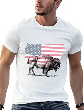 American bison T-Shirt man t shirt summer man t shirt cotton t shirts designer T-shirt - Aliexpress - FashionsVida