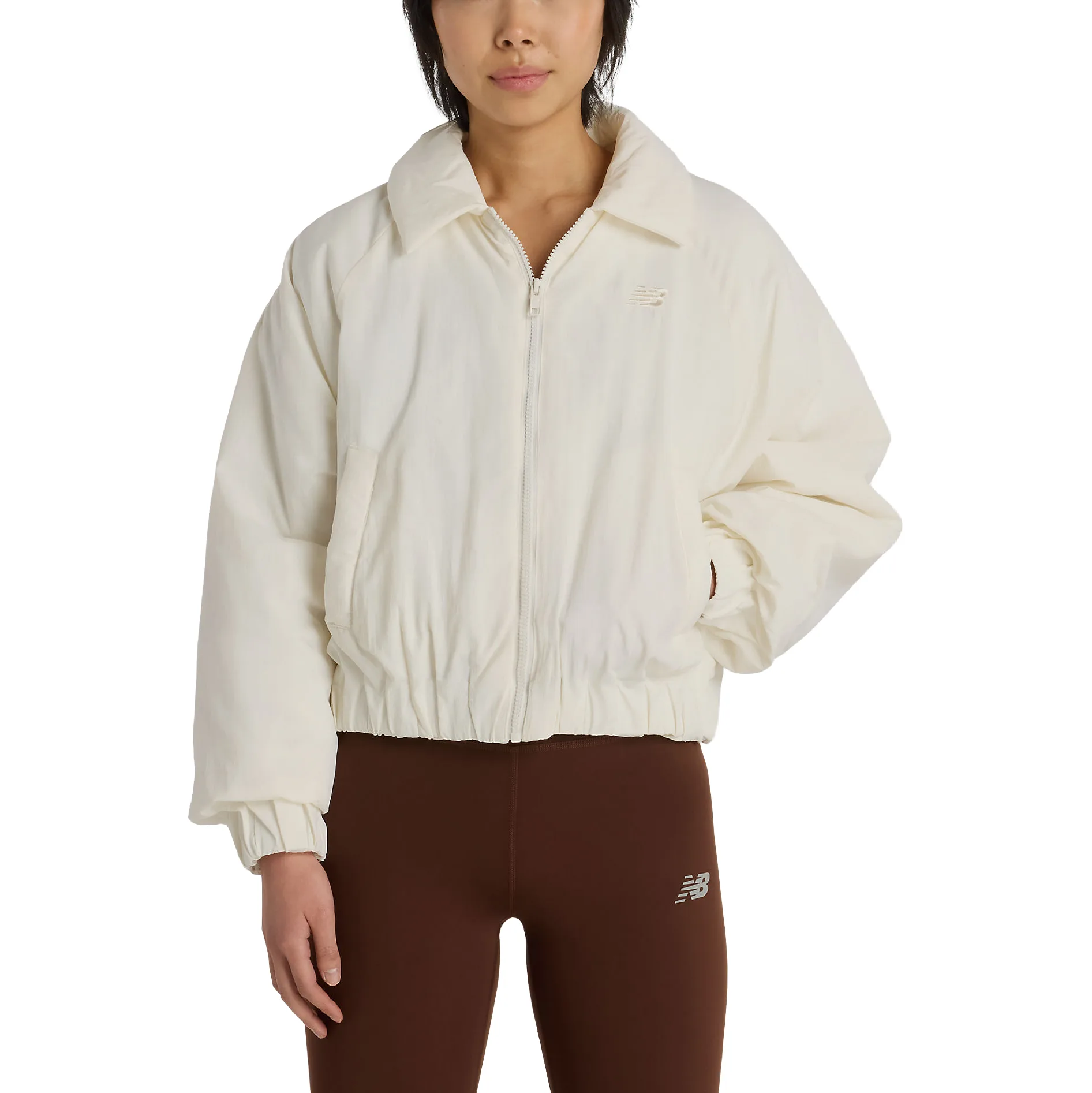 New Woven Bomber Jacket Sea Salt L Damen - Balance - FashionsVida