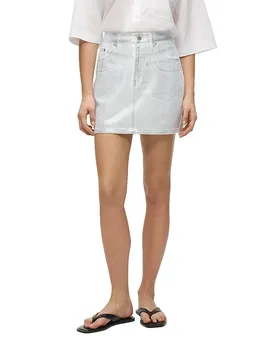 Karl Jeans Minigonna B2w1202 Silver M - Lagerfeld - FashionsVida