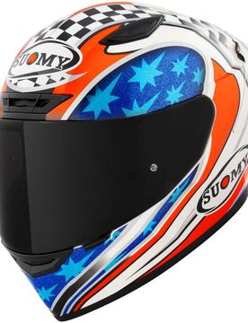 Casco Moto Integrale TRACK-1 TROY BAYLISS REPLICA 2002 taglia XL