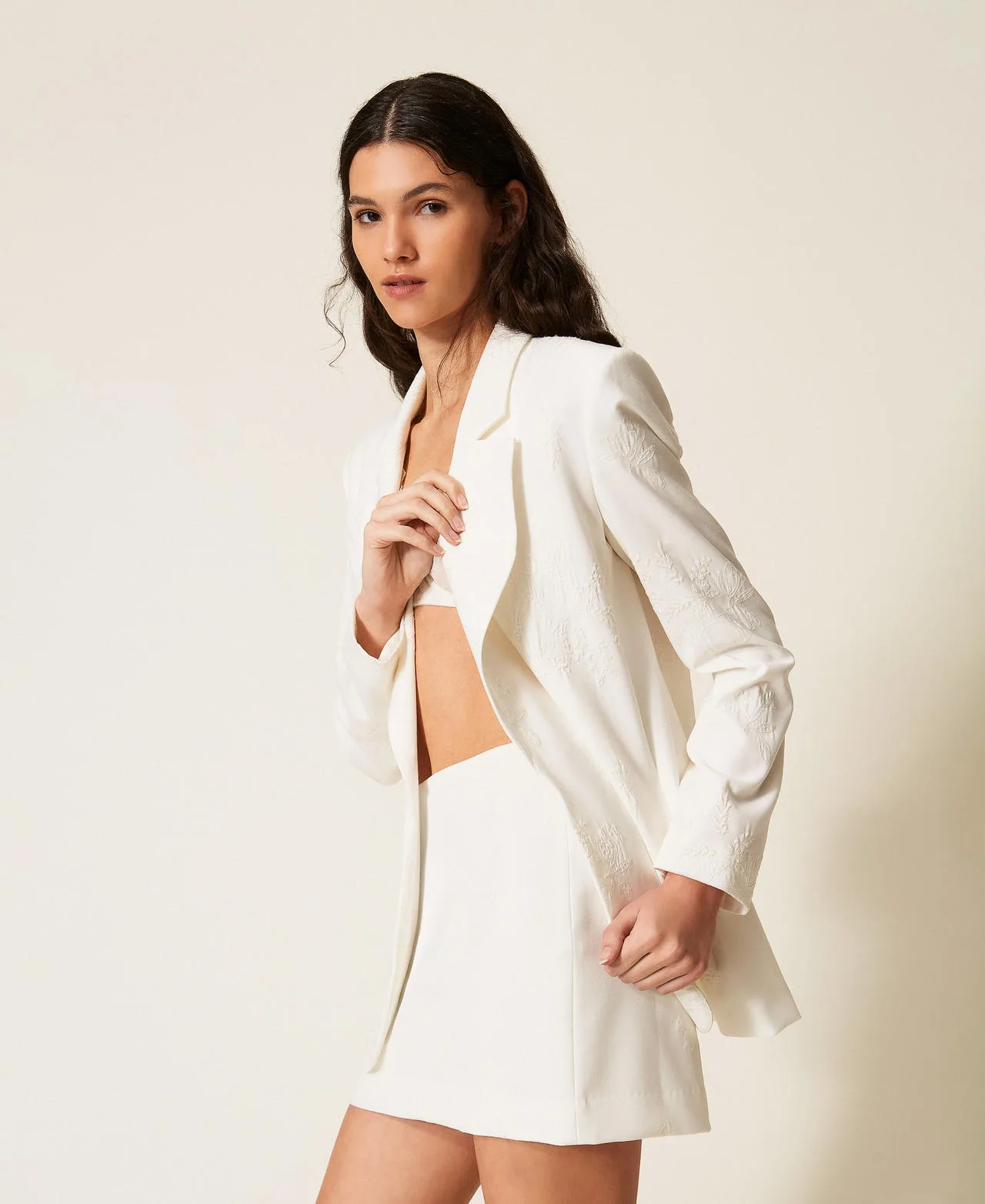 Twinset Mini-jupe brodée - TWINSET - FashionsVida