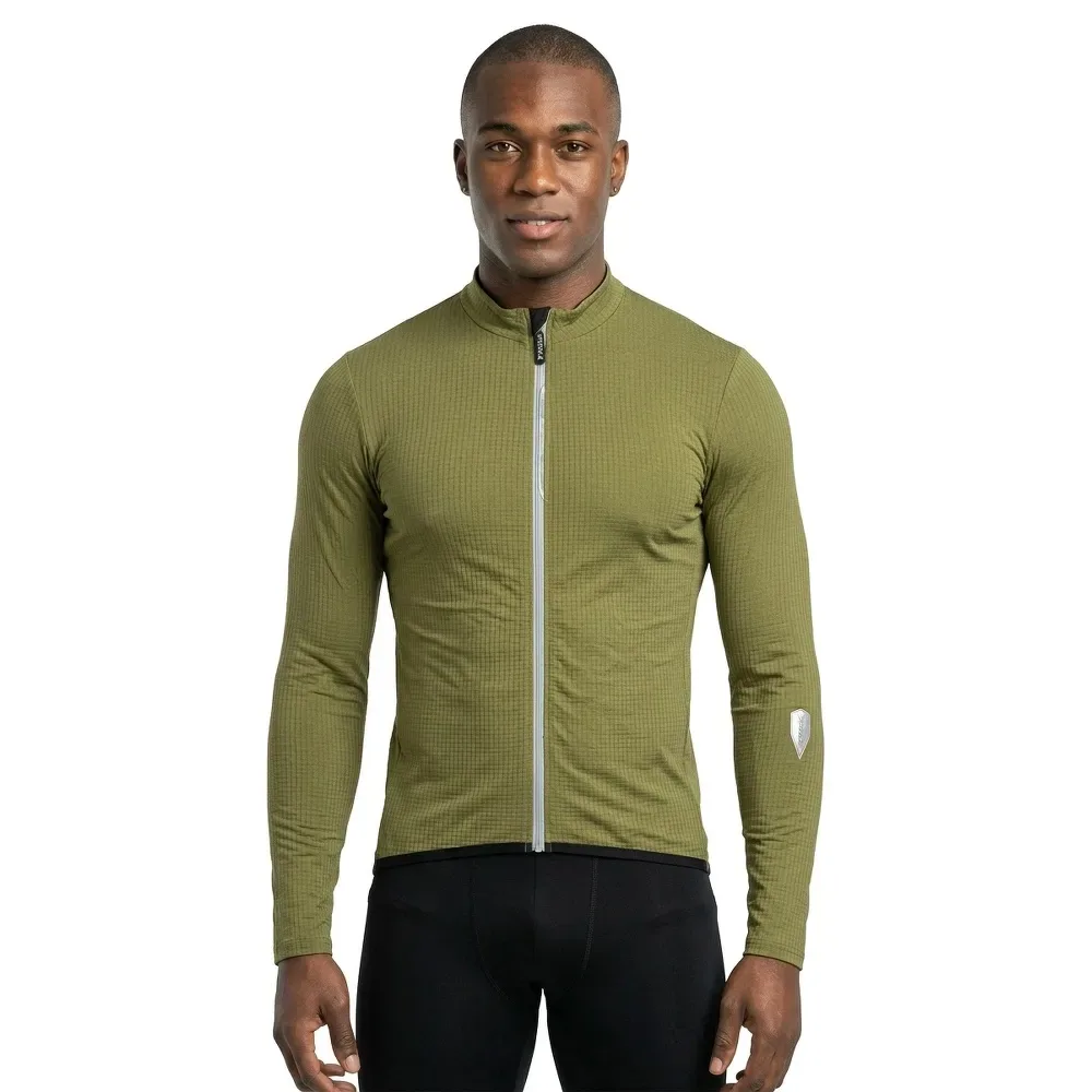 Maglia A Maniche Lunghe Dottore Pro Drab Green - Q36.5 - FashionsVida