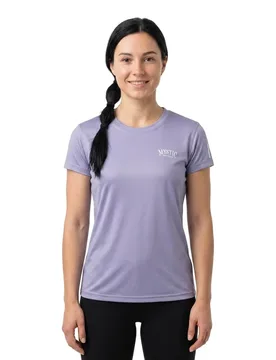 Rash Guard Manches Courtes Jayde Loose Quickdry Dusty Lilac XS - Mystic - FashionsVida