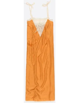 Vestido tirantes encajes seda - Bimba y Lola - FashionsVida