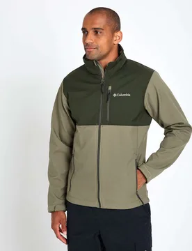 Ascender Softshell Jacket Green Mix male - Columbia - FashionsVida