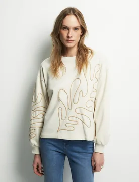 Sfera - Sudadera cordón - Sfera - FashionsVida