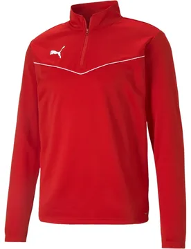 TeamRISE 1/4 Zip Top Herren Longsleeve, rot 3XL - Puma - FashionsVida