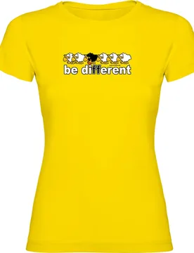 T-shirt à Manches Courtes Be Different Basket Yellow 2XL - Kruskis - FashionsVida