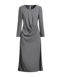 Midi-Kleid Damen Grau M,S Damen