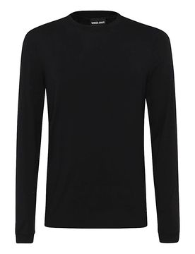 T-shirt Nera in Misto Viscosa
