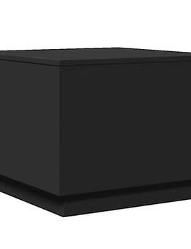 Wohnzimmertische Table Basse Avec Lumières Led Noir 50x50x40 Cm Einheitsgrösse