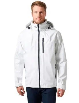 Crew Hooded 2.0 Jacket White 2XL Men - Helly Hansen - FashionsVida