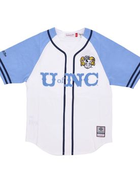 Casacca Bottoni Uomo Ncaa Practice Day Button Front Jersey Unchee White
