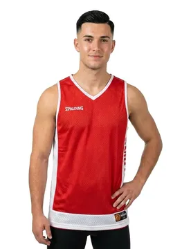 T-shirt Sans Manches Reversible Red / White M