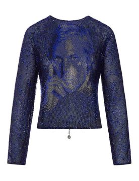 Giorgio Armani Top con strass