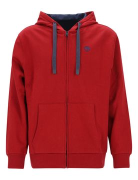 HOODED FULL ZIP SWEATER male