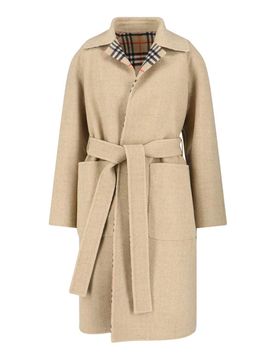 Cappotto Reversibile In Lana