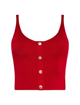 NAEMI Top de punto rojo