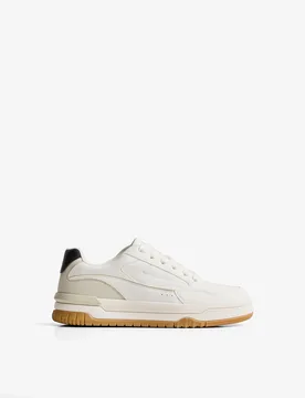 Baskets Détail Talon 44 Blanc - Bershka - FashionsVida