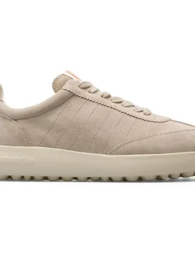 Zapatillas de piel de mujer Pelotas XLF lisas con cordones - Camper - FashionsVida