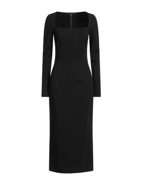 DOLCE&GABBANA Midi-Kleid Damen Schwarz 32,34,36,38,40 Damen
