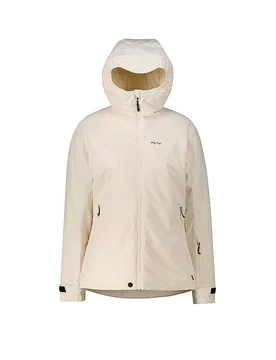 Damen Isojacke Koyukuk Hoodie creme M W - Meru - FashionsVida