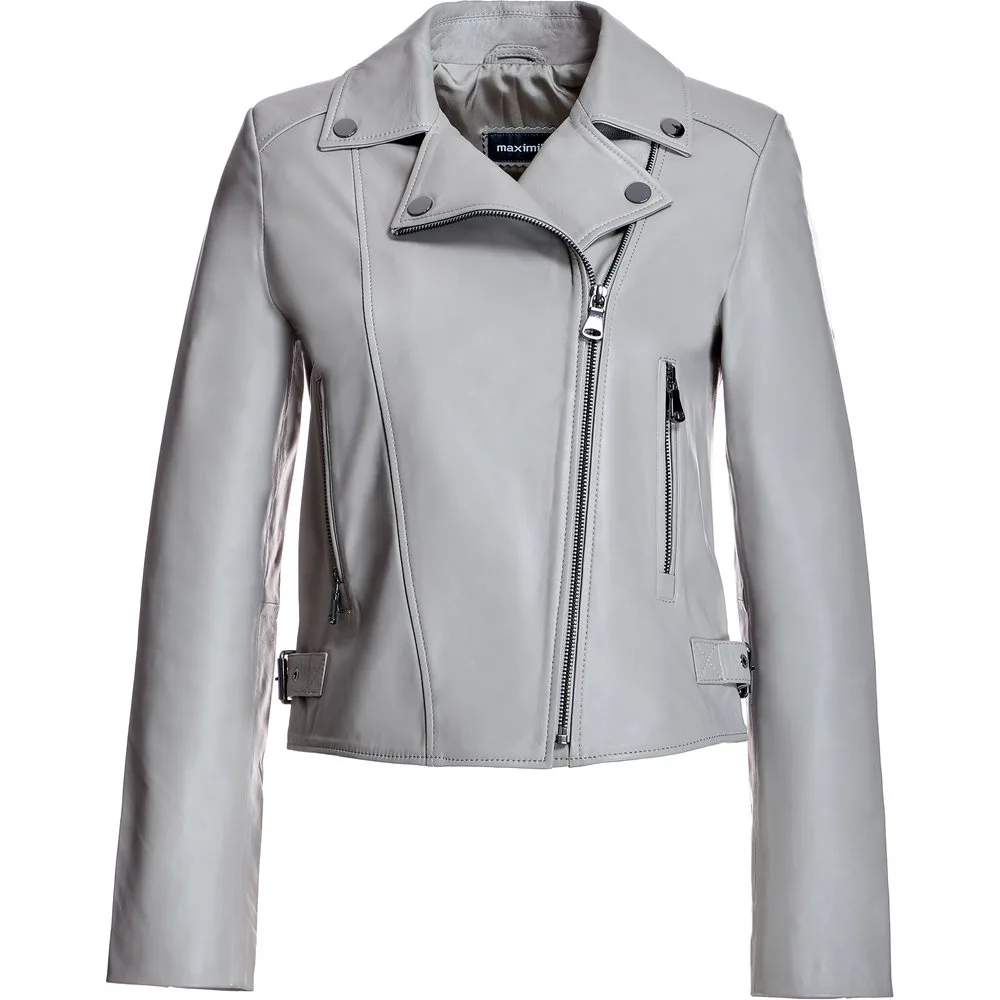 Cazadora de mujer perfecto de piel - Maximilian - FashionsVida