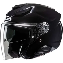 Casco Moto Jet F31 Solid Nero Metal taglia XL