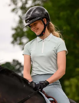 Damen Poloshirt CAVALBYLA crystal blue 36 - Cavallo - FashionsVida