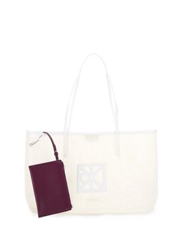 Borsa a spalla traforata PANNA U
