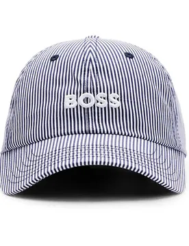 Cappellino Con Visiera Zed Dark Blue One Size - BOSS - FashionsVida