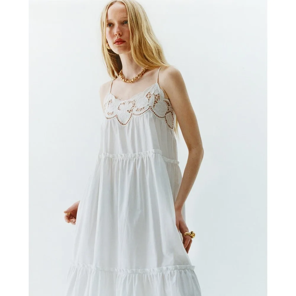 Sfera - Vestido bajo bordado - Sfera - FashionsVida