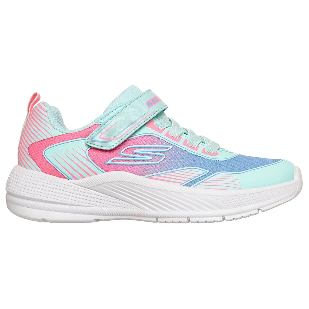 Sneaker Microspec Advance Oasis Point Aqua Textile / Multi Trim EU 27 1/2 - Skechers - FashionsVida