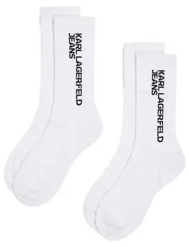 Chaussettes A1w47053 2 Paires White EU 40-45 - Karl Lagerfeld Jeans - FashionsVida