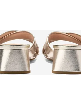 Sandalias de tacón de mujer cruzadas confeccionadas en piel - Cole Haan - FashionsVida