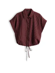 Camicetta FLANETA rosso scuro 36
