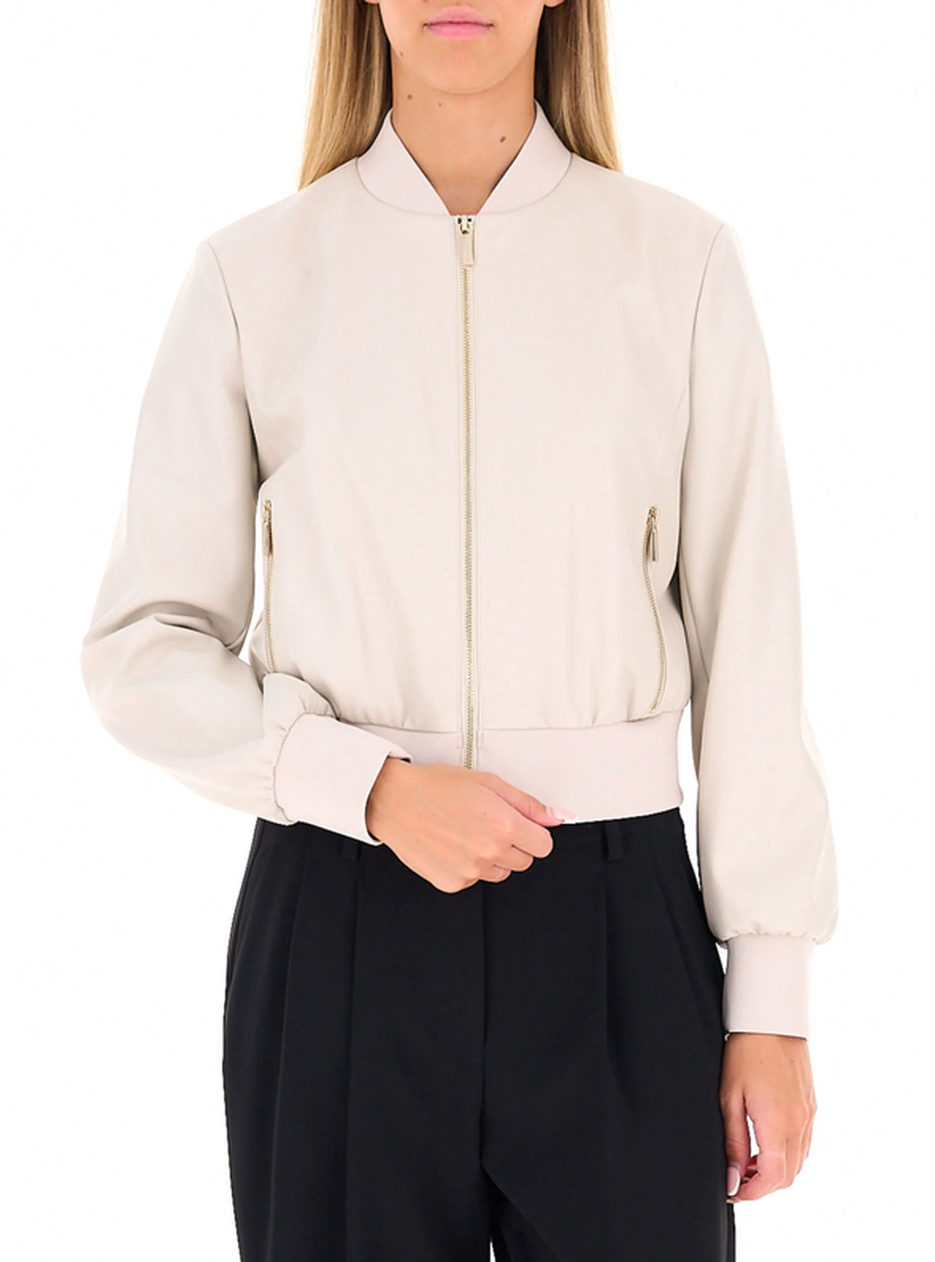 Giacca in similpelle AVORIO XS - Armani exchange - FashionsVida