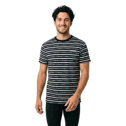 T-shirt à Manches Courtes Ante Pocket Vertigo Stripe M