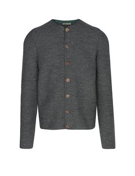 Trachtenstrickjacke ALOISIUS grau S herren