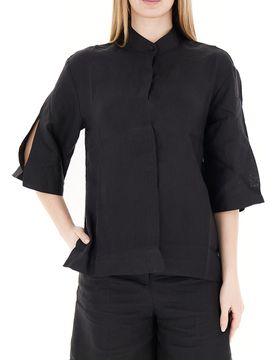 Camicia in lino ORIGINALS NERO M