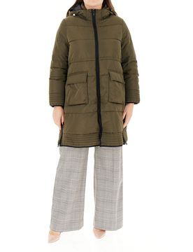 Piumino con cappuccio COLLECTION VERDE MILITARE 50