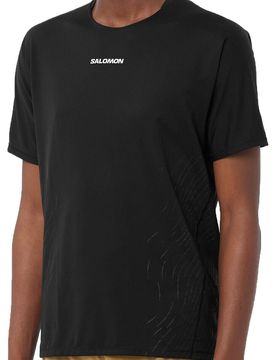 Sense aero camisetas trail running manga corta hombre Negro (M)