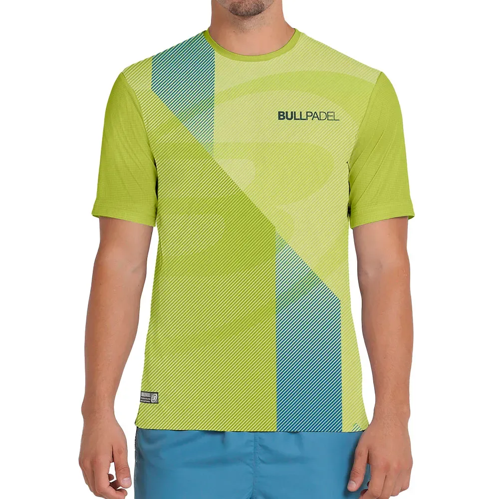 Brumo Short Sleeve T-shirt Lime S - Bullpadel - FashionsVida
