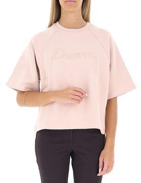 Felpa maniche corte ROSA CHIARO S