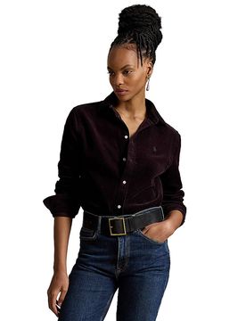 Ralph Lauren Blusa rojo oscuro L