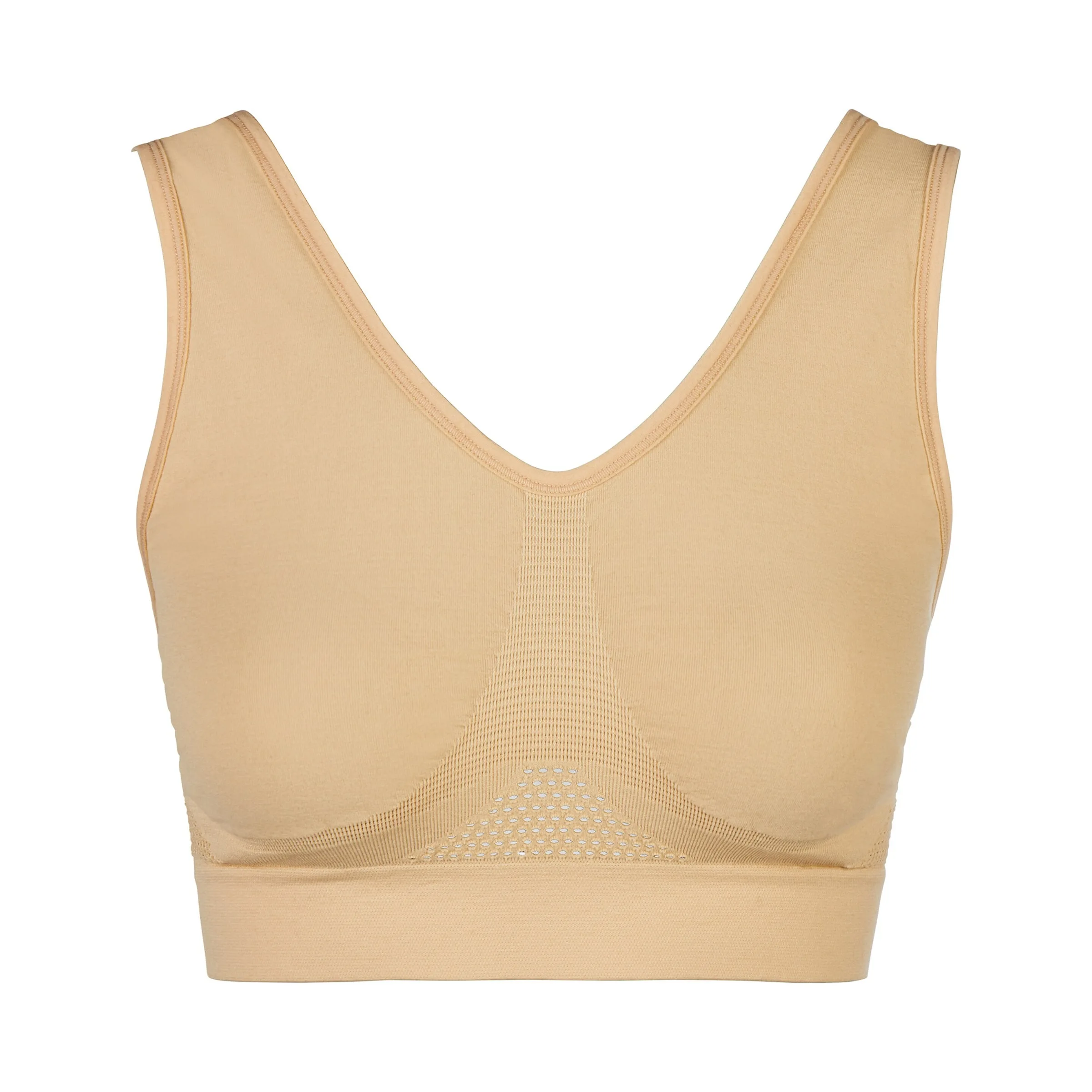 Sommer-BH "Atmungsaktiv" beige S - wedolina - FashionsVida