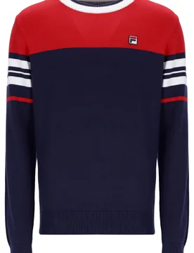 Everly Knitted Crew Top - XS - FILA - FashionsVida