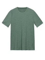Herren Laufshirt dunkelgrün L M
