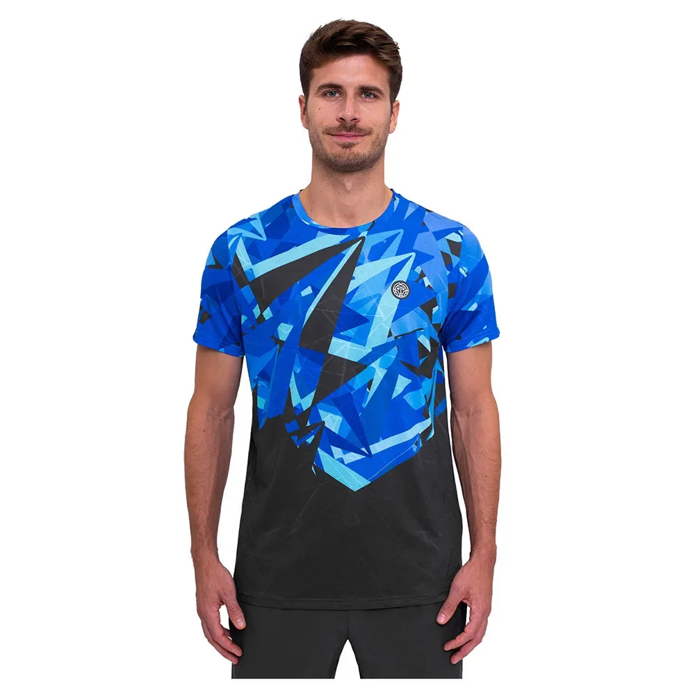 Spike Short Sleeve T-shirt Dark Grey / Blue S - Bidi badu - FashionsVida